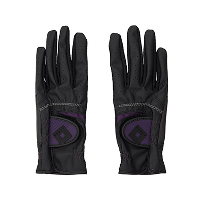 ONOFF Glove Ladies' OG7321 / オノフ グローブ レディース OG7321 (両手用) 2021年モデル 全3色(ホワイト×パープル/ホワイト×ネイビー/ブラック×パープル)｜protoursports｜04