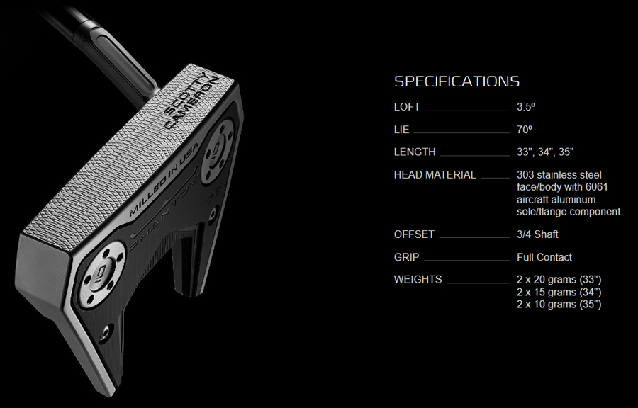 PHANTOM（スコッティ・キャメロン） Titleist SCOTTY CAMERON