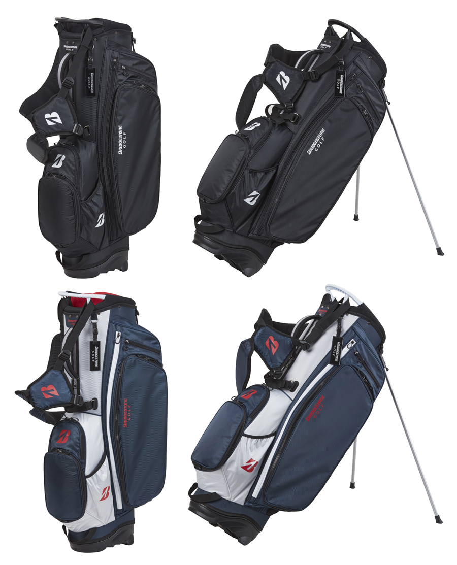 【最終価格早い物勝ち】ブリヂストン ゴルフバッグ スタンド式ブラックCBG423 BRIDGESTONE GOLF CBG423 / ブリヂストン 軽量スタンドモデル キャディ