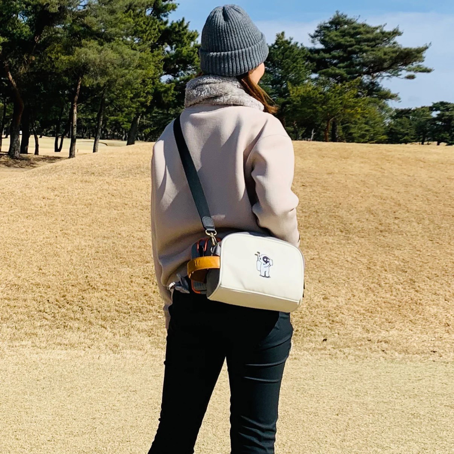 Marty Golf Cart Bag(Black×Ivory) 2-001 / マーティーゴルフ