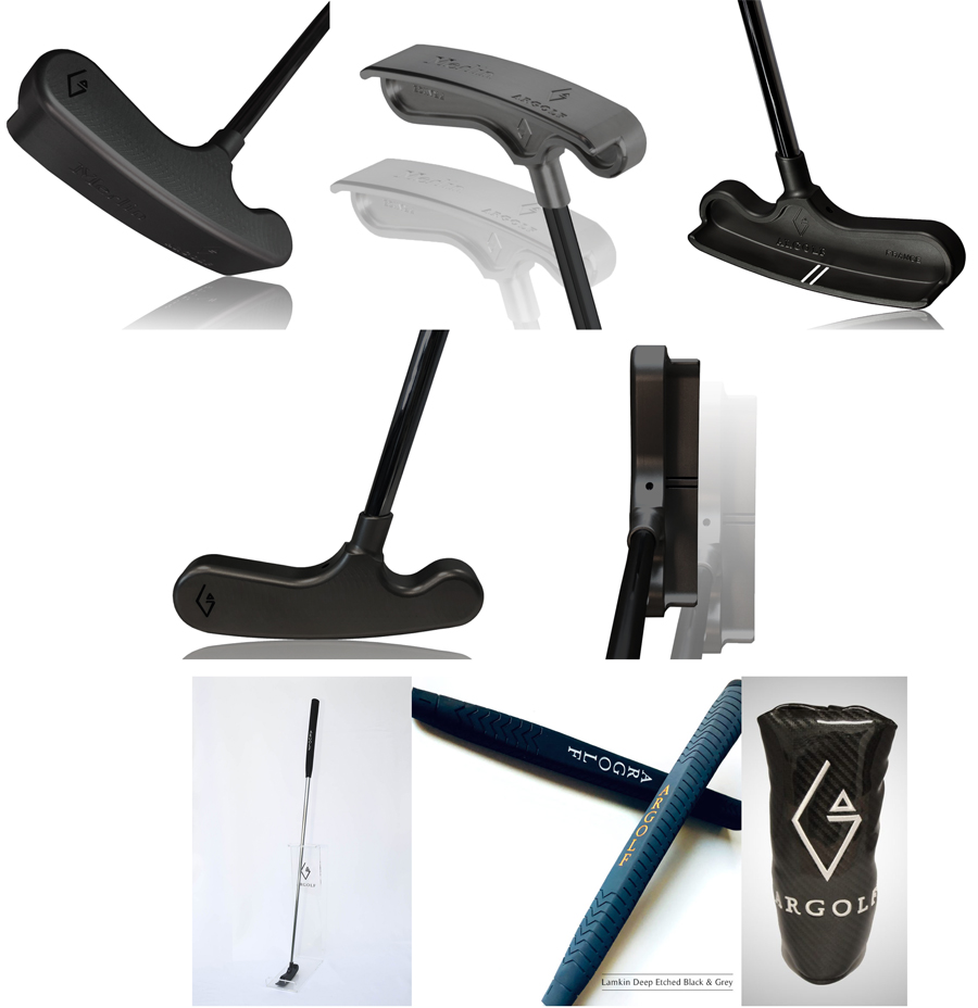 ARGOLF BLADE PUTTER Merlin Dark edition LEFT / アールゴルフ