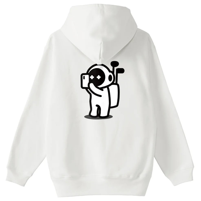 Marty Golf Caddy Parka (23) (white/black) / マーティーゴルフ