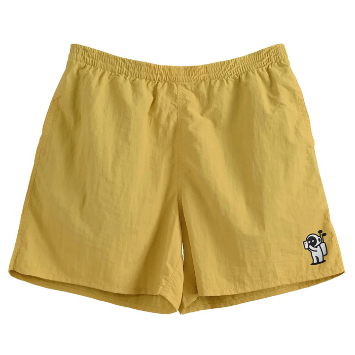 Marty Golf Caddy Short Pants (35) (Khaki/Yellow/Black