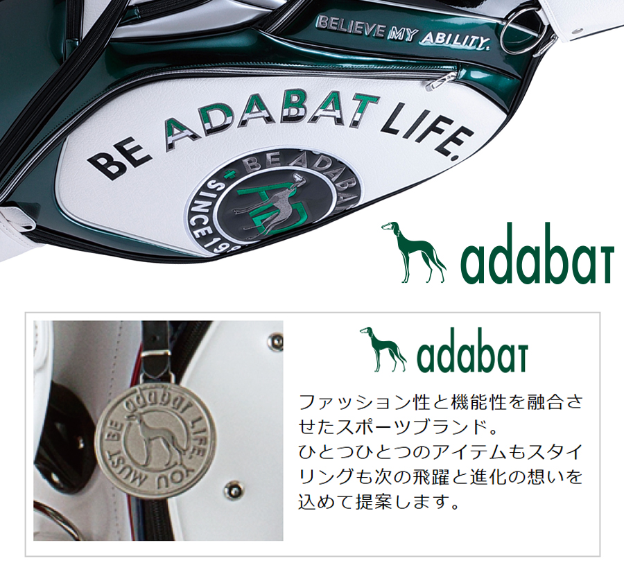 adabat（アダバット） 【在庫限り】adabat Men's ABC437 CADDIEBAG