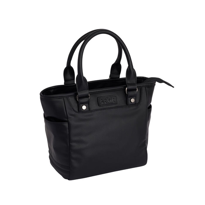 PRGR PREMIUM MODEL MINI TOTE BAG / プロギア プレミアムモデル ミニトートバッグ PMT-111 2025年モデル 全2色(ブラック/アイボリー) ラウンドバッグ 新作の画像