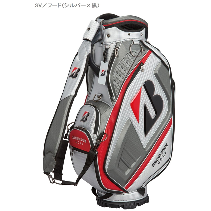 新品未使用品　BRIDGESTONE ゴルフバッグ ブラック/レッド 9.5型 楽天市場】ブリヂストン BSG キャディバック CBG41B (CBG41B