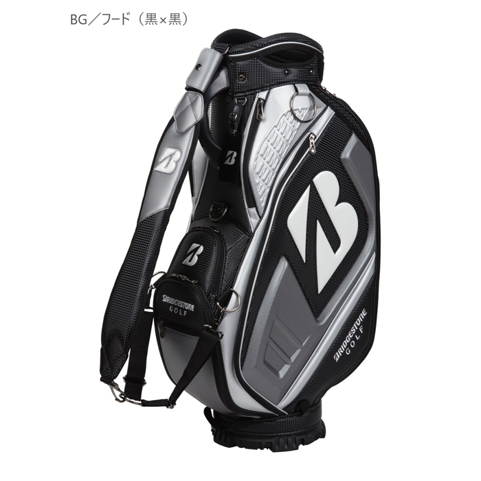 BRIDGESTONE GOLF キャディバッグ 黒・黄・白
