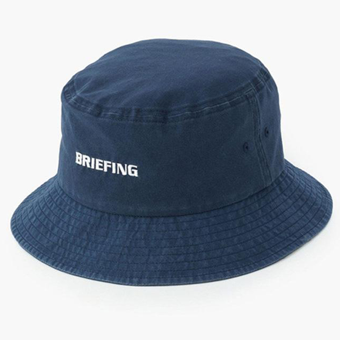 【美品】WIND AND SEA×BRIEFING ブリーフィング　ゴルフハット BRIEFING GOLF×WIND AND SEA バケットハット BLACK
