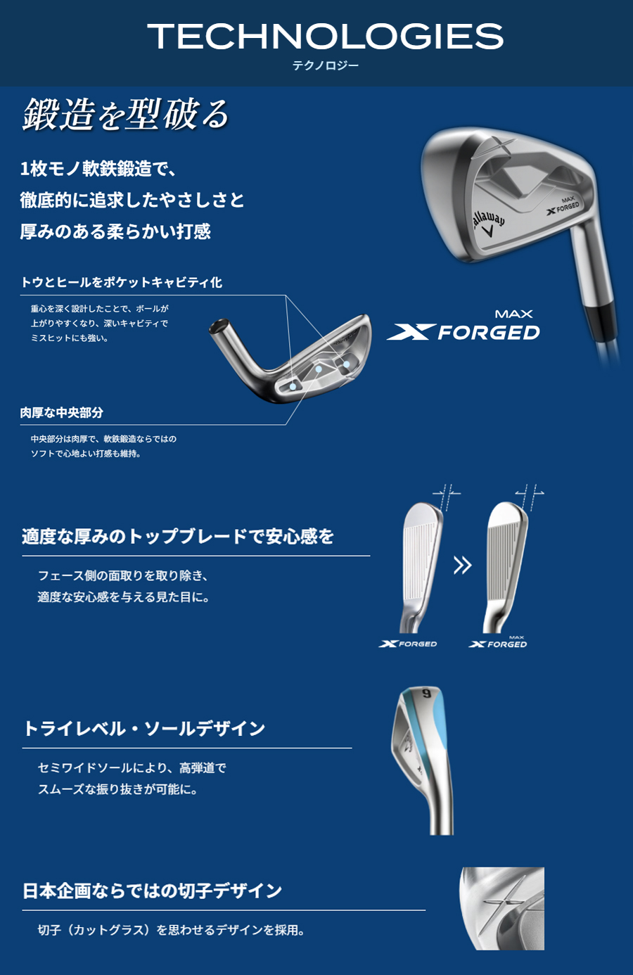 Callaway X FORGED MAX IRON / キャロウェイ エックス
