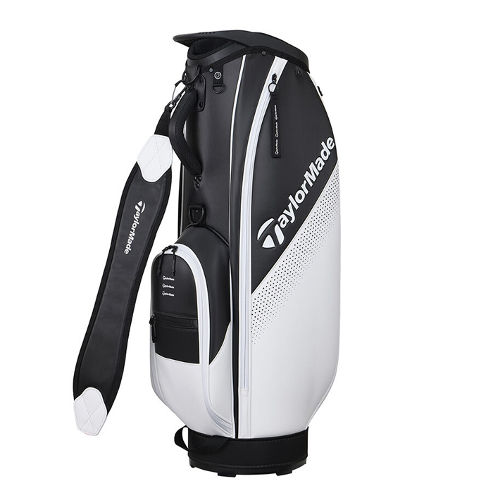 【TaylorMade 】テーラーメイド　キャディバッグ グレー/グリーン TaylorMade テーラーメイド セルフスタンドバッグ グレー×ライト