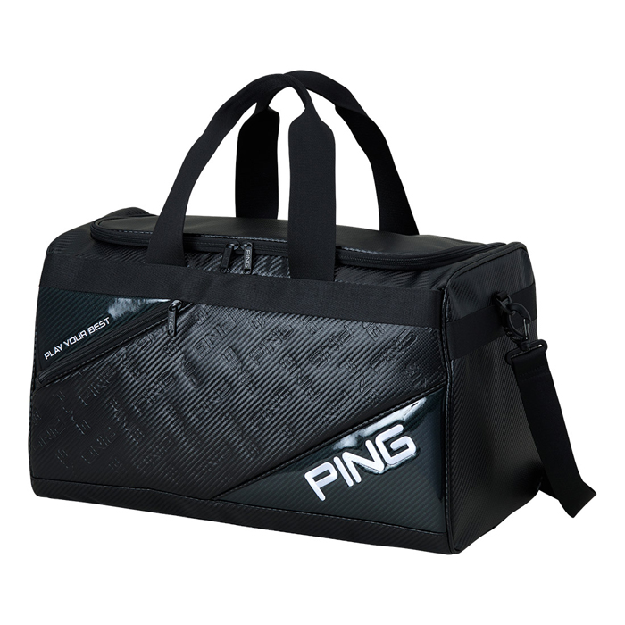 PING ゴルフ　ゴルフバッグ　ボストンバッグ ピン（PING）エンボスボストンバッグ GB-U2516 WH 38573