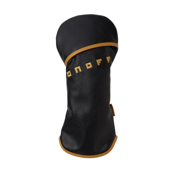 ONOFF U4 ユーティリティクラブレザー製のヘッドカバー KURO（オノフ） ONOFF HEAD COVER / オノフ 2024年モデル純正