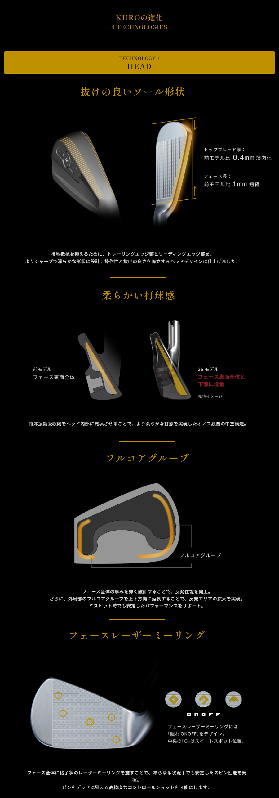 KURO（オノフ） ONOFF FORGED IRON KURO CUSTOM / オノフ フォージド