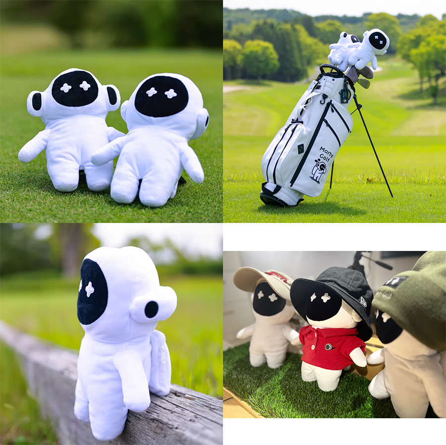 Marty Golf Driver head cover(257-001) / マーティーゴルフ Caddyくん