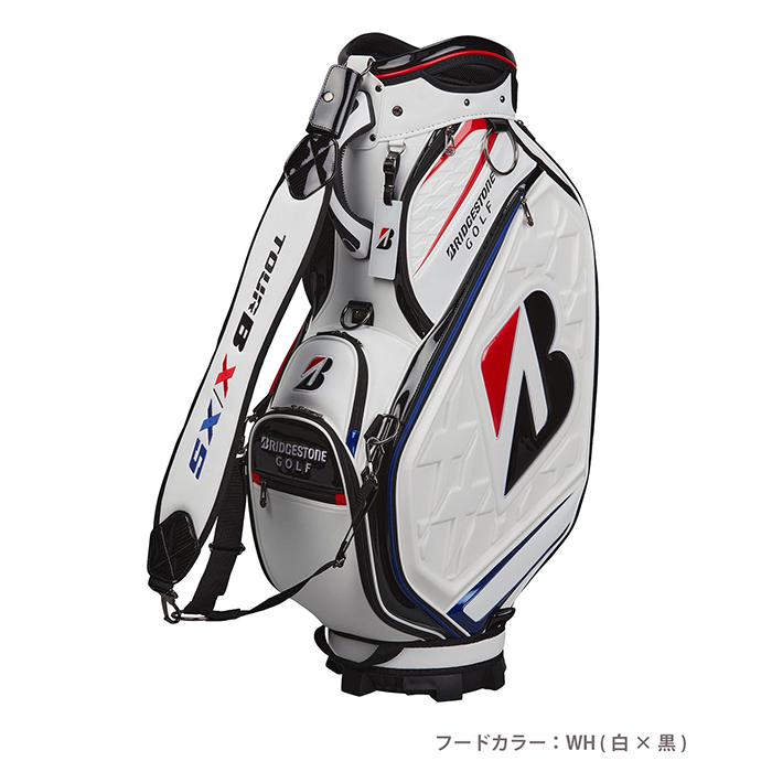 新品未使用 ブリヂストン キャディバッグ 白×ピンク 送料込み BG-100L キャディバッグ付 8本セット [カラー：ピンク](PK（ピンク