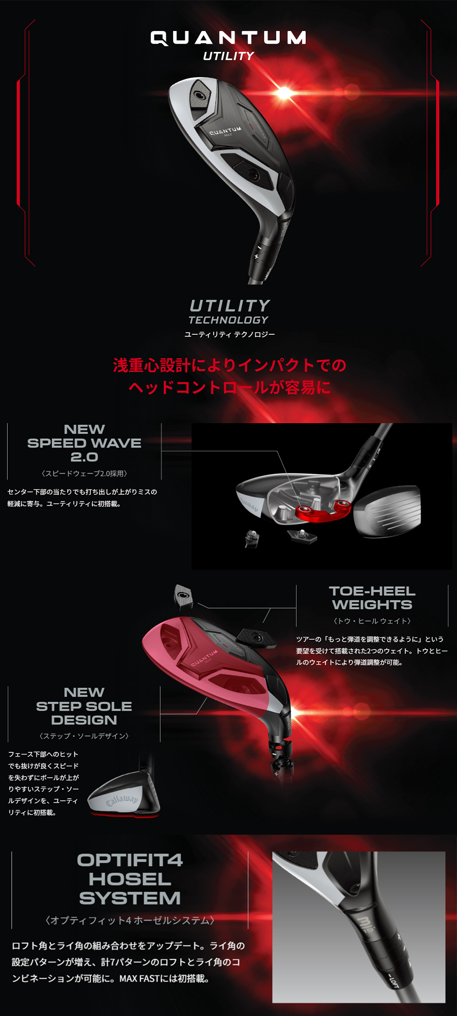 Callaway（キャロウェイ） Callaway QUANTUM MAX UTILITY