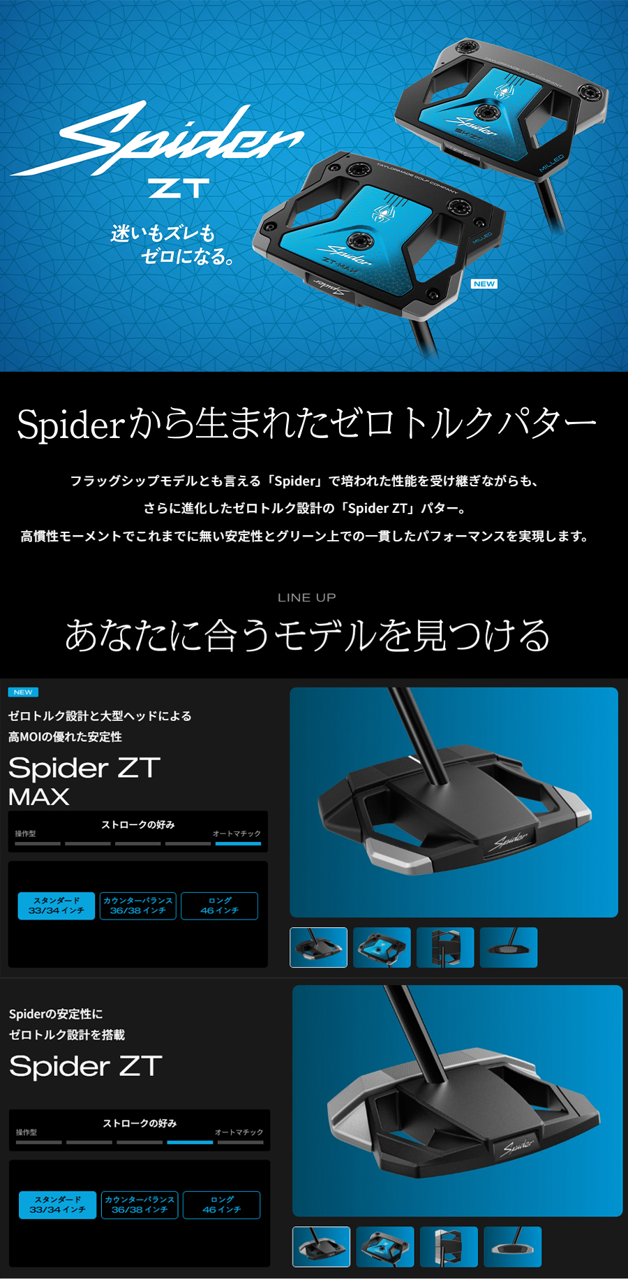 TaylorMade（テーラーメイド） TaylorMade Spider ZT-MAX STANDARD