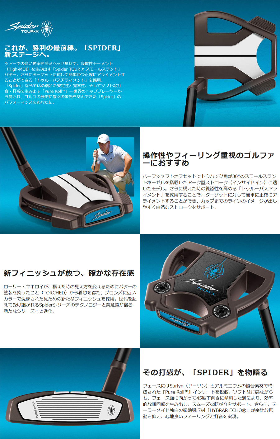 TaylorMade（テーラーメイド） TaylorMade Spider TOUR X TORCHED TP