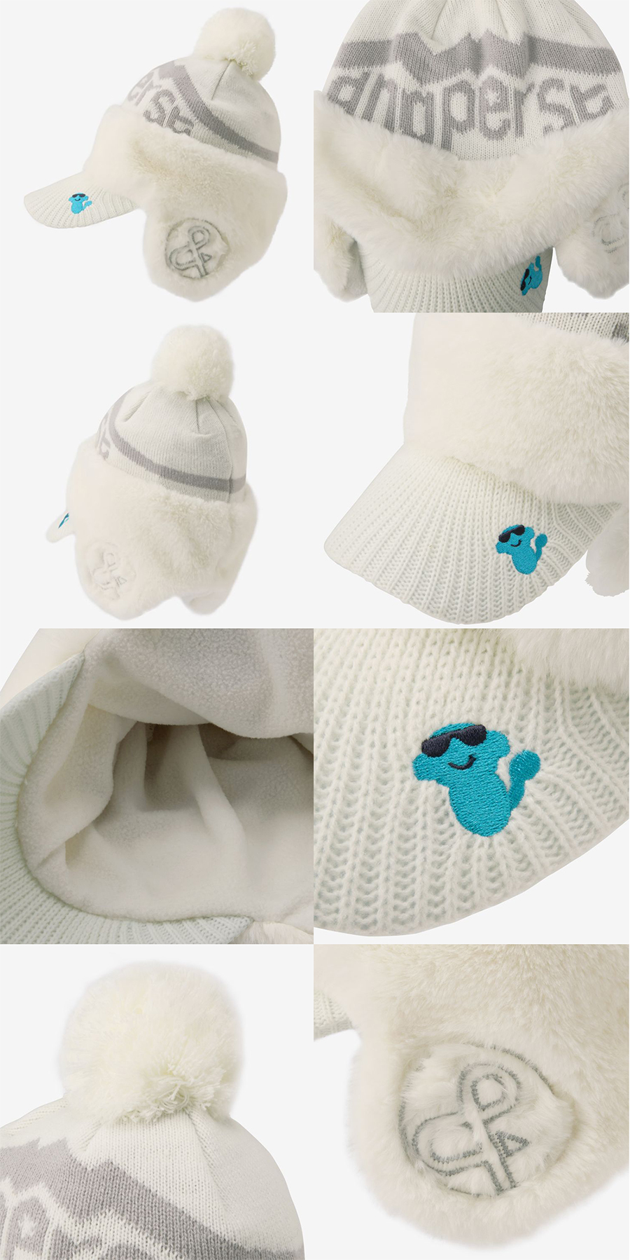 and per se（アンパスィ） 【在庫限り】and per se KNIT CAP AFF8505