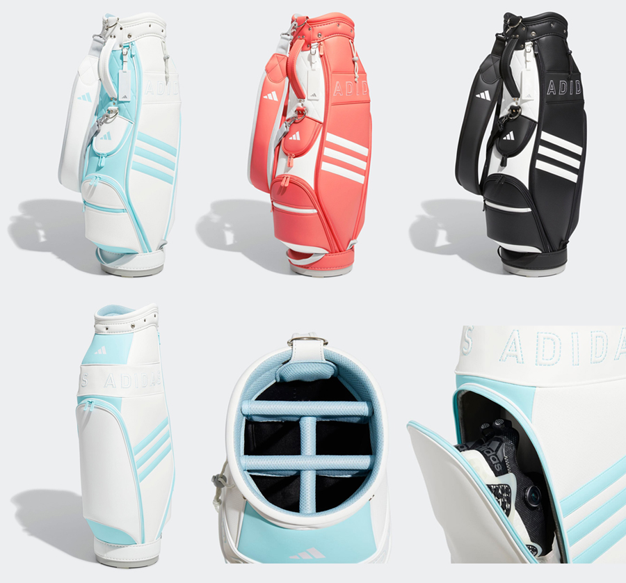 adidas（アディダス） 軽量 スリーストライプ レディース キャディ