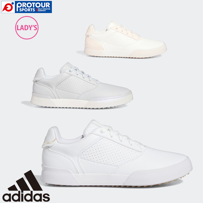 adidas アディダス ウィメンズ レトロクロス ゴルフシューズ GV6915/GV6916/GV6917｜protoursports