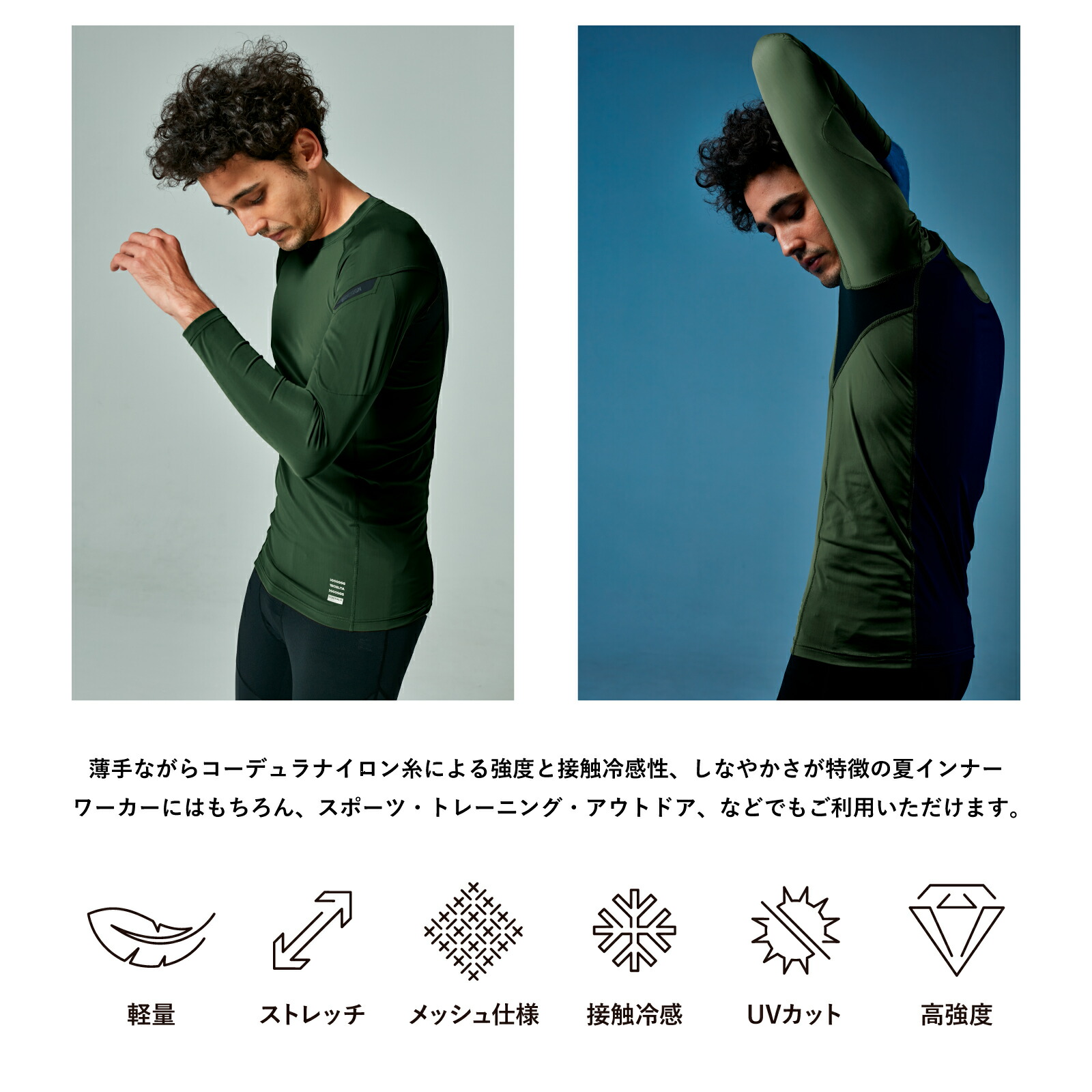 TSDESIGN 長袖インナー メンズ 春夏 作業着 作業服 83105 TSデザイン