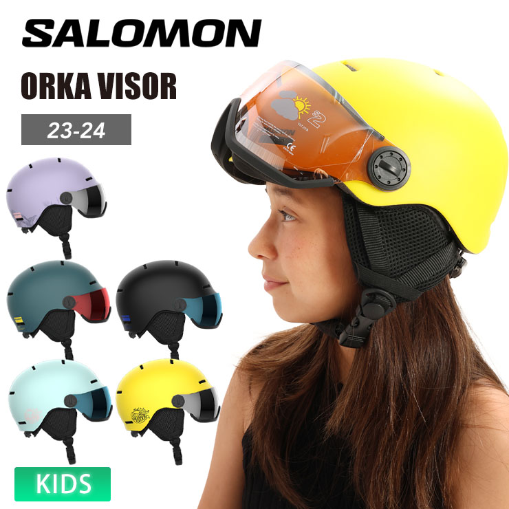 SALOMON サロモン ORKA VISOR ヘルメット スノーボード スキー 