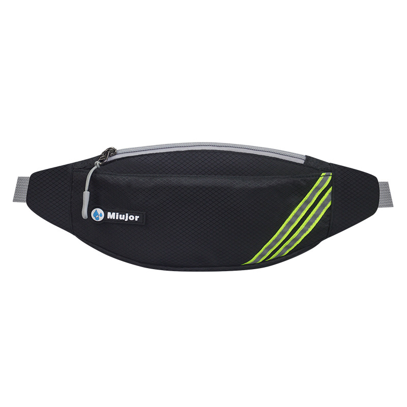 ウエストポーチ ランニングポーチ ウエストバッグ 薄型マルチポーチ 小物収納 撥水 腰掛け ウォーキング 男女兼用 登山 ジョギング マラソン コンパクト | ブランド登録なし | 01