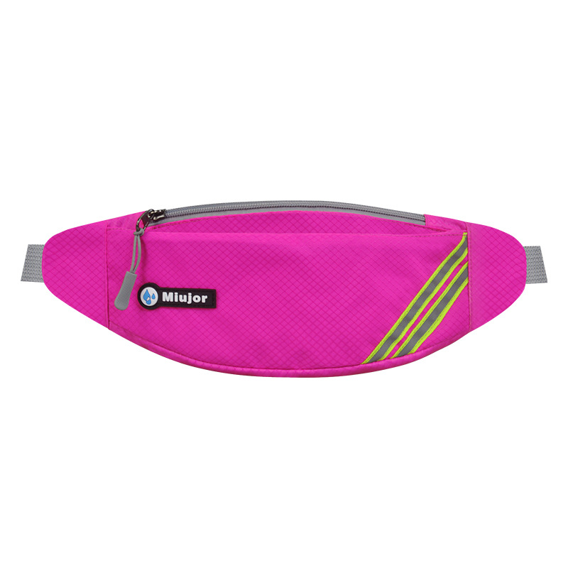 ウエストポーチ ランニングポーチ ウエストバッグ 薄型マルチポーチ 小物収納 撥水 腰掛け ウォーキング 男女兼用 登山 ジョギング マラソン コンパクト | ブランド登録なし | 04