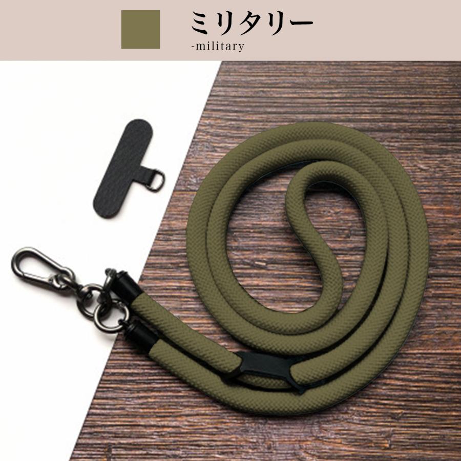 スマホ ショルダーストラップ 太め スマートフォン ストラップ ネック 携帯 首掛け 長さ調整 肩掛け ポーチ ショルダー | ブランド登録なし | 06