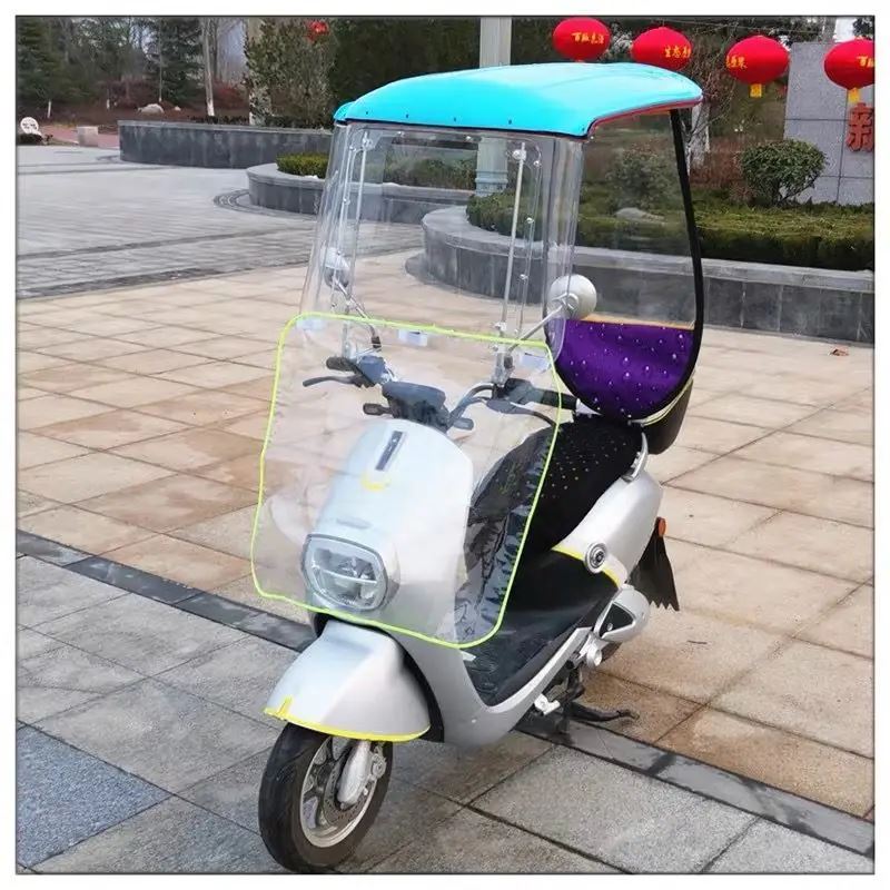 並行輸入品 防雨電気三輪車キャノピー 日焼け止めガラスガラスガラス