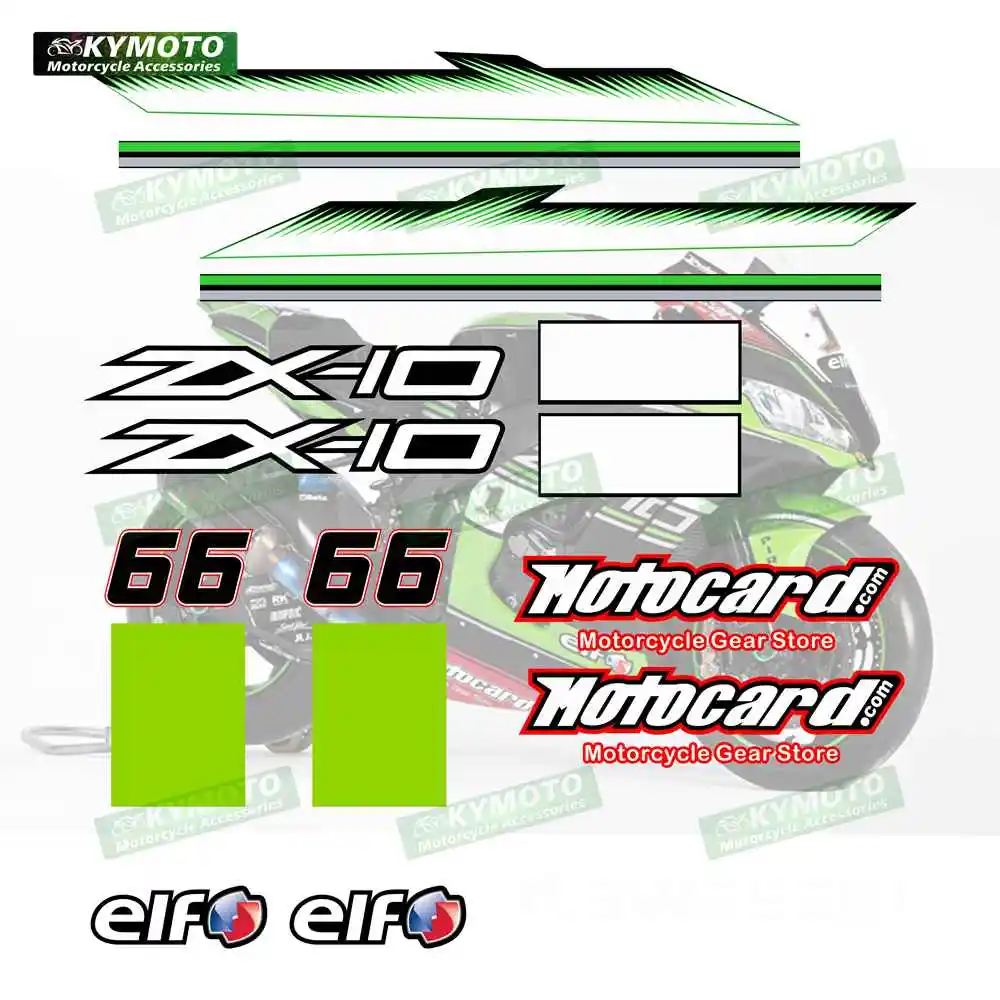 並行輸入品 ZX-10R 2017 2018 2019 オートバイアクセサリーステッカー