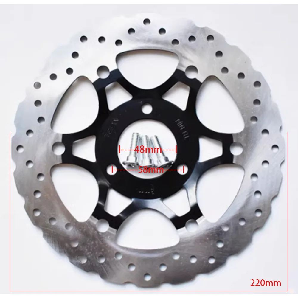 並行輸入品 ブレーキディスクローターオートバイアルミ 190 MM 200 MM 220 MM 3 穴ピッチング 58 MM 70 MMディスク_7