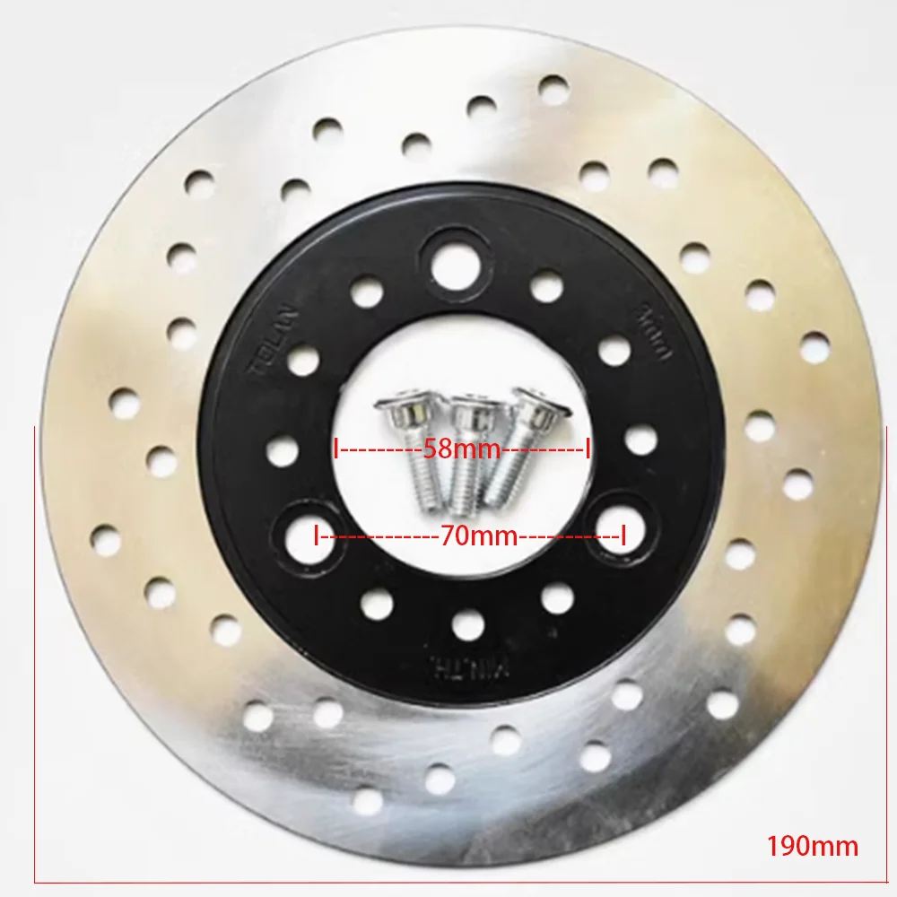 並行輸入品 ブレーキディスクローターオートバイアルミ 190 MM 200 MM 220 MM 3 穴ピッチング 58 MM 70 MMディスク_3