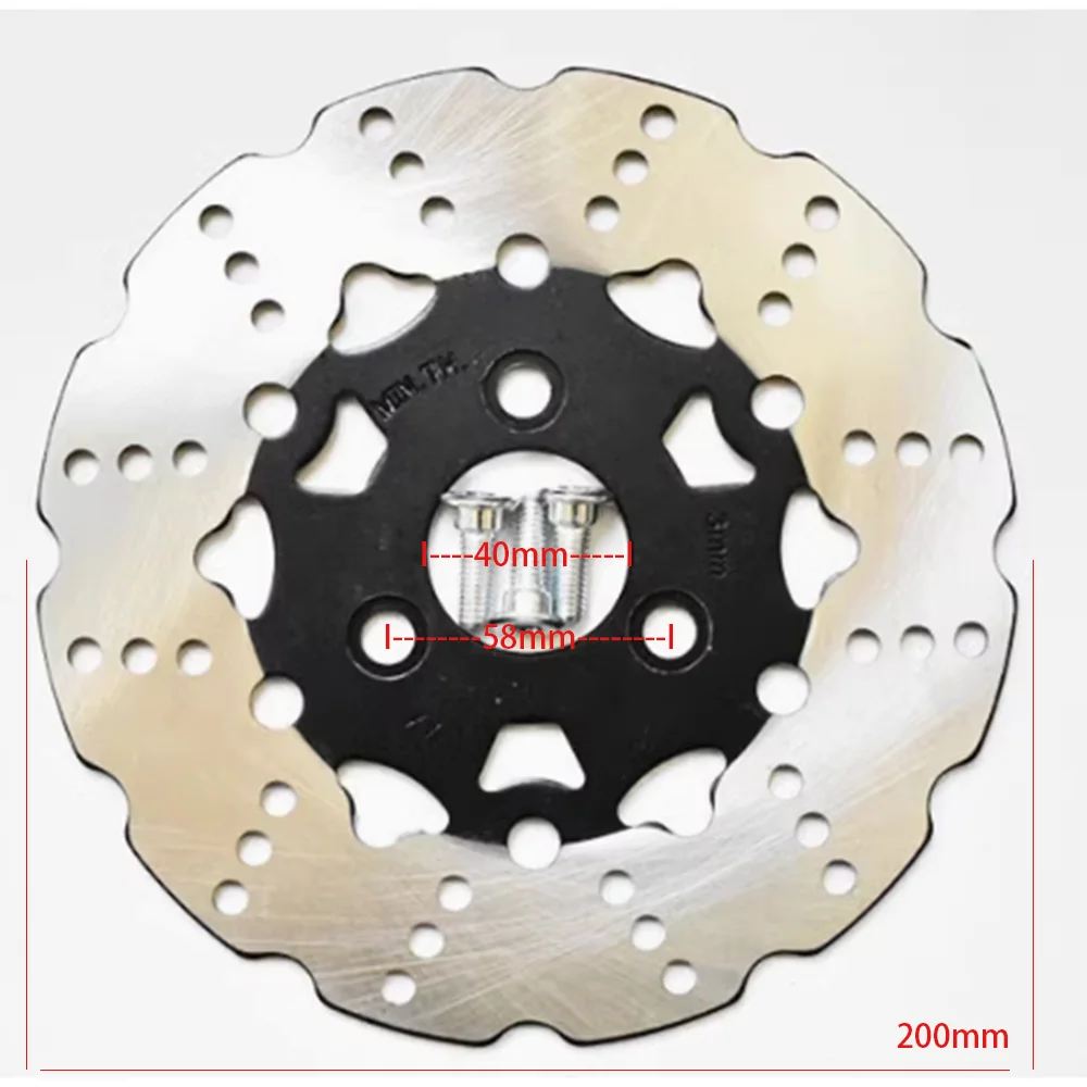 並行輸入品 ブレーキディスクローターオートバイアルミ 190 MM 200 MM 220 MM 3 穴ピッチング 58 MM 70 MMディスク_4