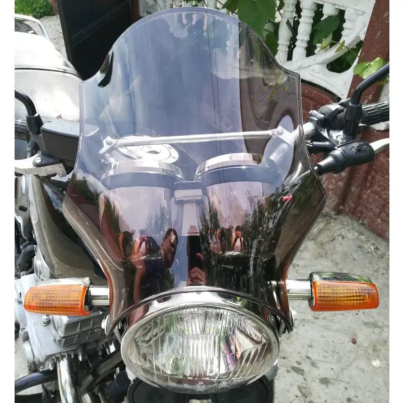 並行輸入品ホンダ ナイトホーク 250 CB250 CB750 カスタム CD CG CM 125 CM125 CG125 CB125 CD250 用 ウインドスクリーン スクリーン ウインドシールド_2