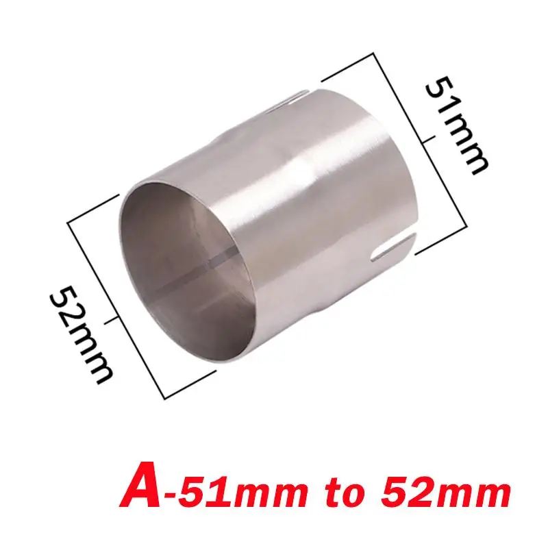 並行輸入品51MM 52 54 56 58 62 64MM排気アダプター汎用オートバイ 