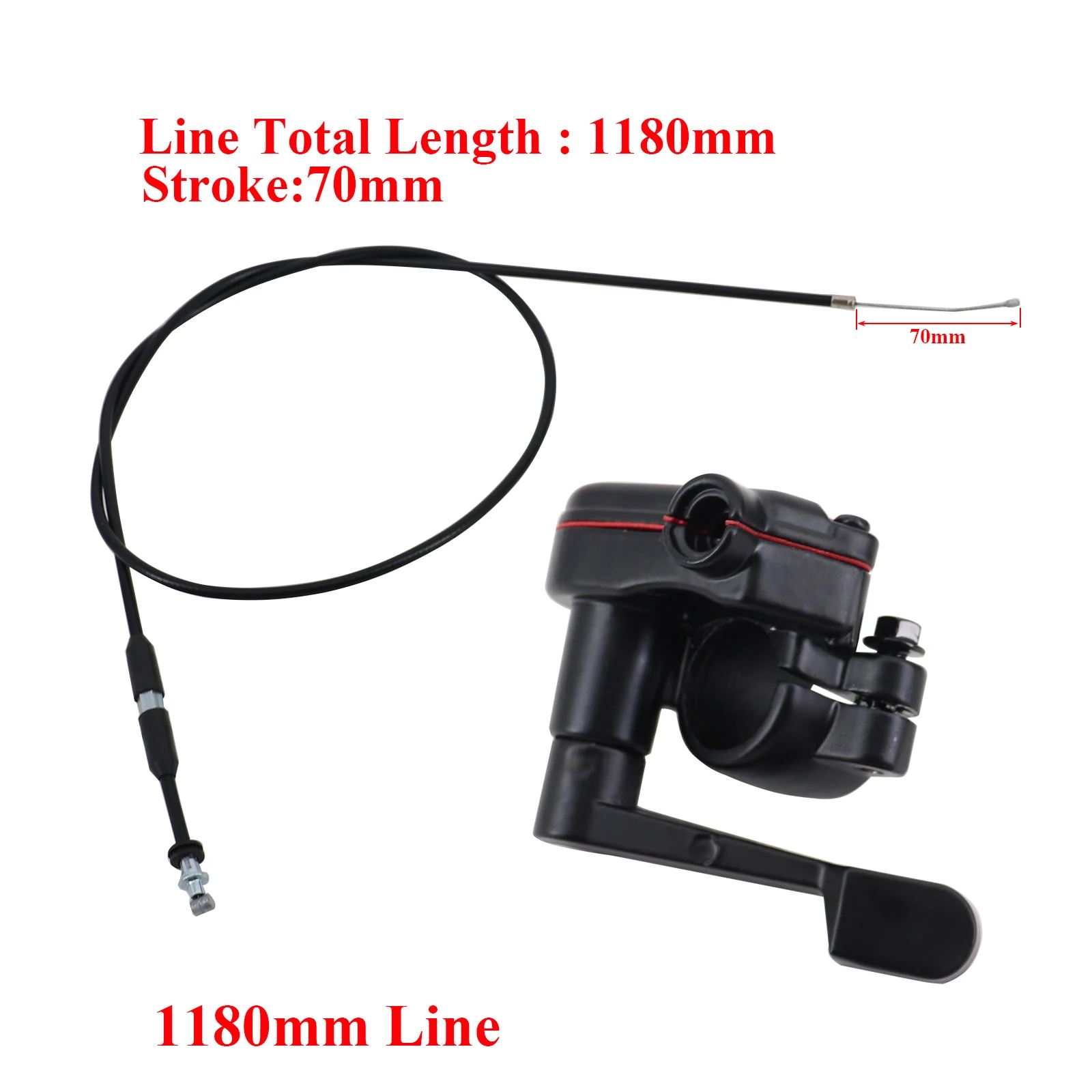 並行輸入品7/8インチ 22MM ATV クワッドスロットルレバー サム