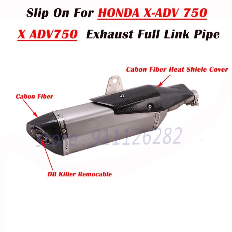並行輸入品HONDA XADV X ADV 750用スリップオン オートバイ排気