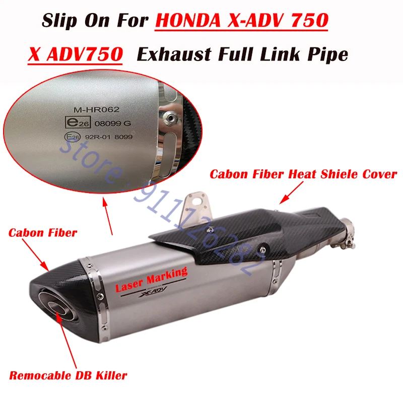 並行輸入品HONDA XADV X ADV 750用スリップオン オートバイ排気