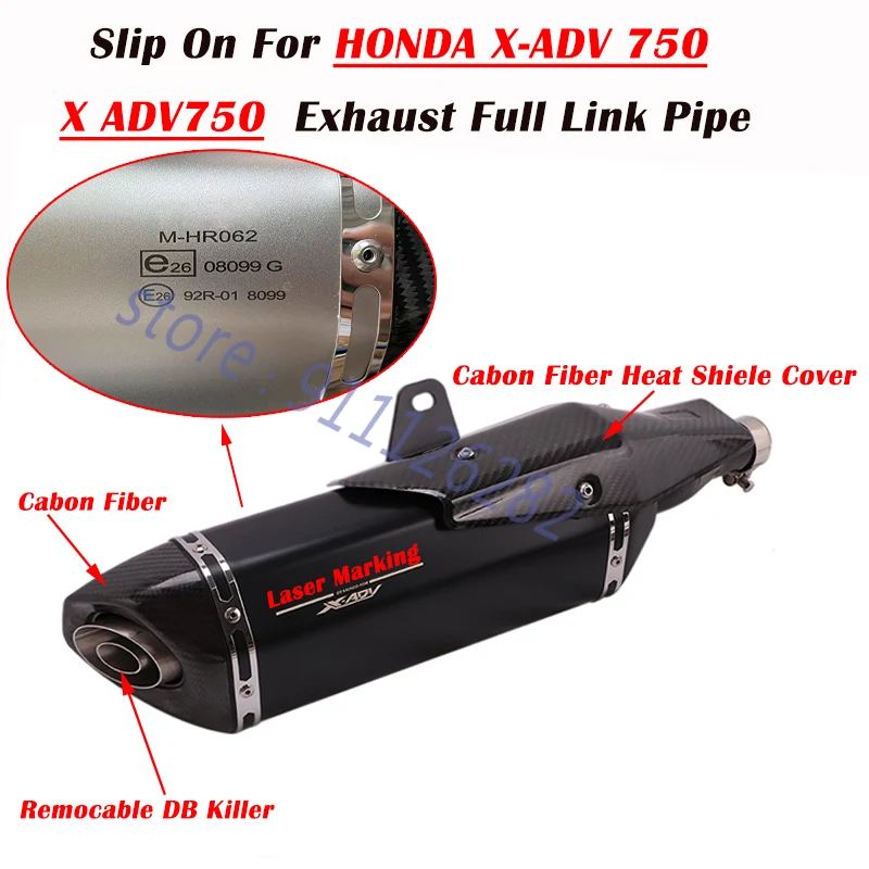 並行輸入品HONDA XADV X ADV 750用スリップオン オートバイ排気