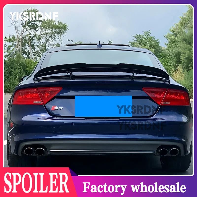 並行輸入品2012-2018年式AUDI A7 S7 RS7用リアスポイラー Vスタイル