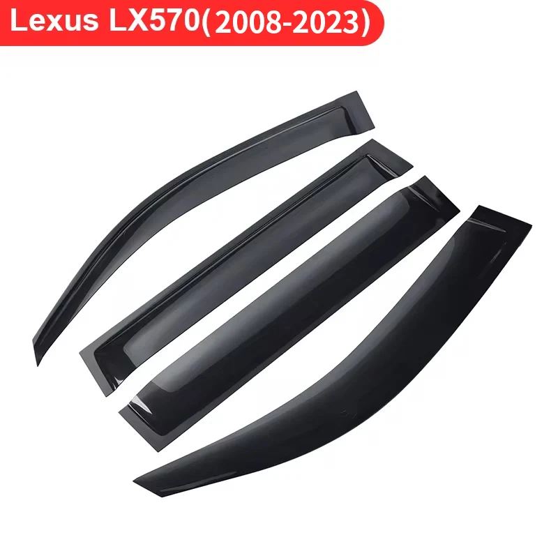 並行輸入品レクサス LX570 GX460 GX400 2008-2023 2021年式用 サイドウィンドウデフレクター アップグレード 外装アクセサリー レインガード