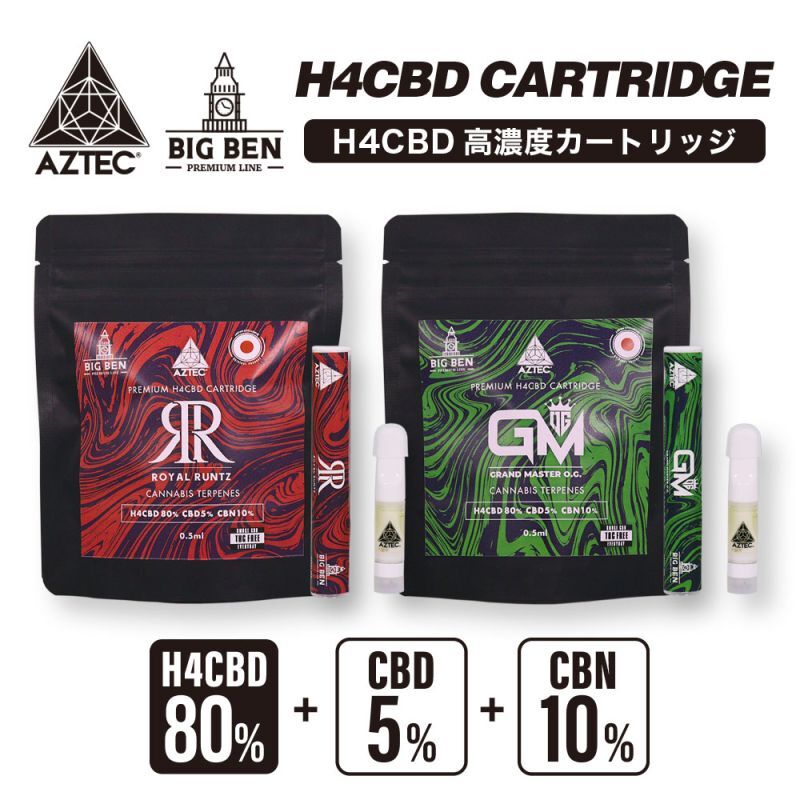 Aztec アステカ - H4CBD カートリッジ 0.5ml （H4CBD80% + CBD5% + CBN10% 配合） : p3566 :  PSYCHEDELIC GARDEN - 通販 - Yahoo!ショッピング