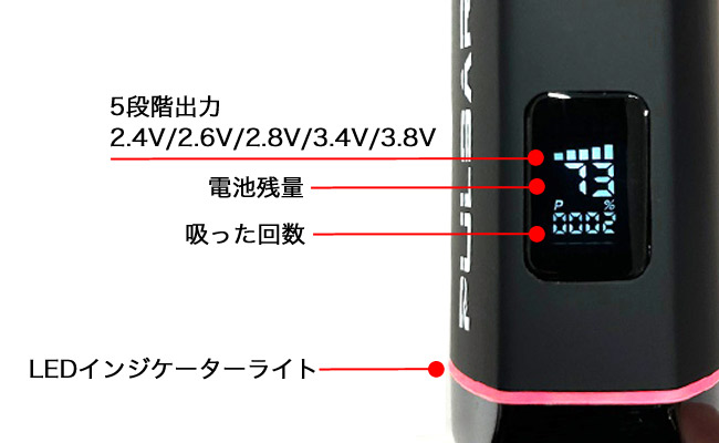 510を隠せる Pulsar - 510 DL 4.0 （510規格 ／ CBD系カートリッジ