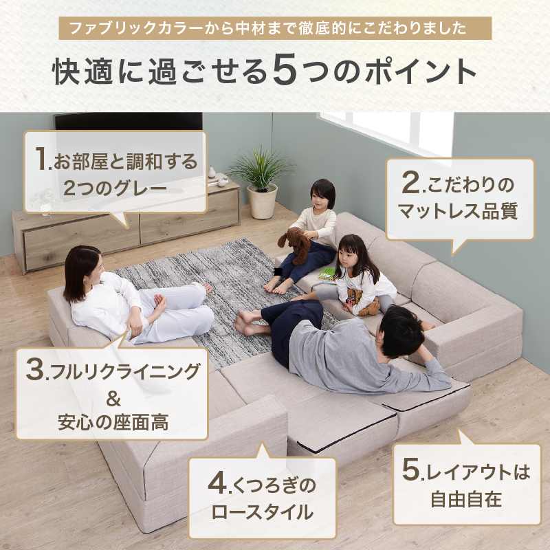 ローソファ フロアソファ ソファ ソファー リクライニング こたつ 2人掛け 2人がけ 2人用 二人用 ペット 肘なし 肘掛けなし ソファ2人掛け単品 | ブランド登録なし | 02