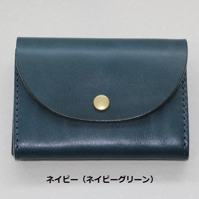 栃木レザー コンパクト財布 二つ折財布 小さめ財布 本革 日本製 カード