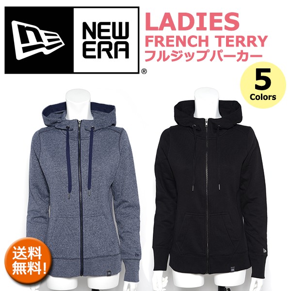 ニューエラ パーカー レディース フルジップ NEW ERA トライ