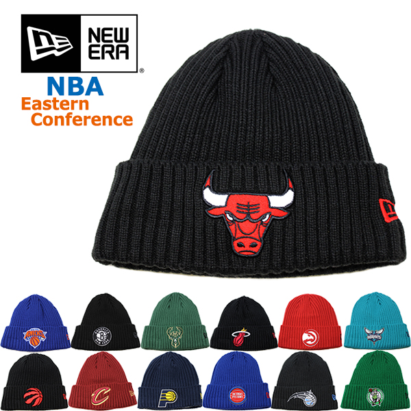 ニューエラ ニット帽 ニットキャップ NBA イースタン カンファレンス NEW ERA レイカーズ ブルズ セルティックス ニックス バックス  ネッツ ウォーリアーズ