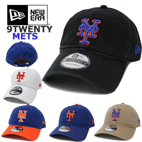 ニューエラ NEW ERA キャップ ニューヨーク メッツ 9TWENTY MLB NEW YORK METS ニューヨーク メッツ ブラック ブルー  ホワイト